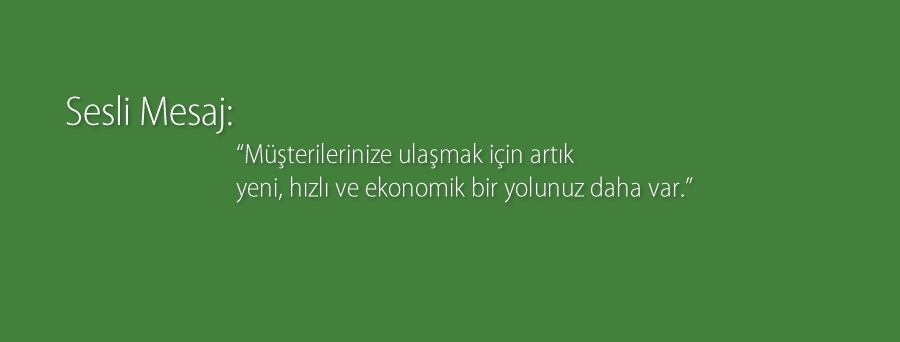 Sesli Mesaj